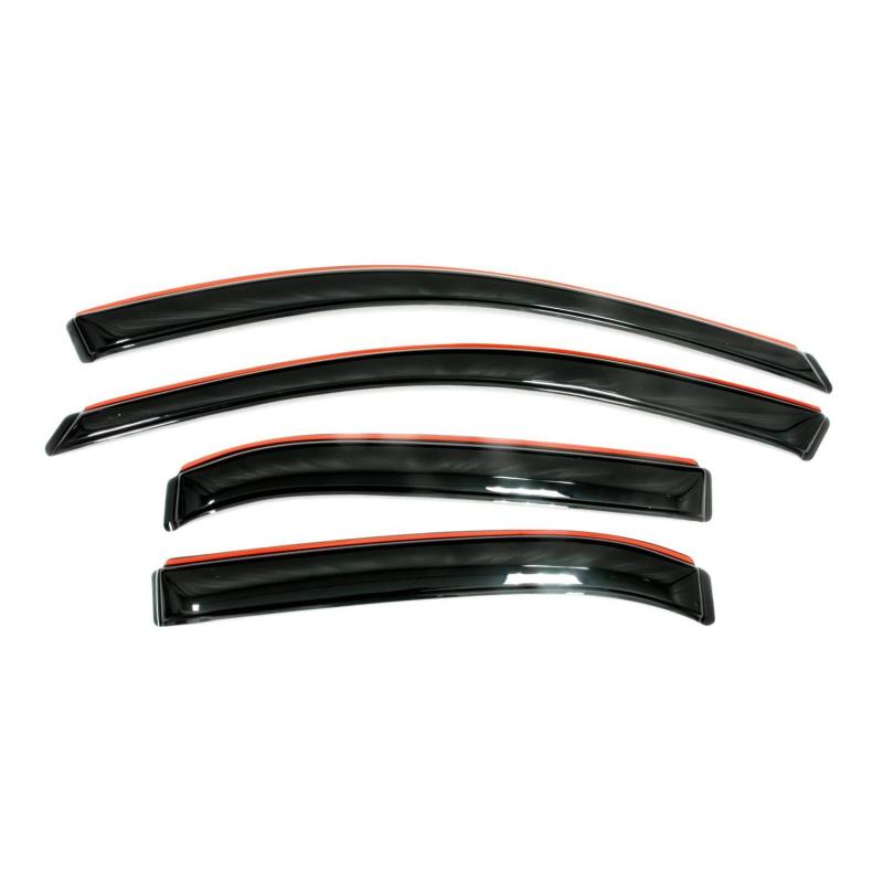 AVS 17-19 Nissan Rogue Sport Ventvisor In-Channel Front & Rear Window Deflectors 4pc - Smoke - Burkken Auto Parts