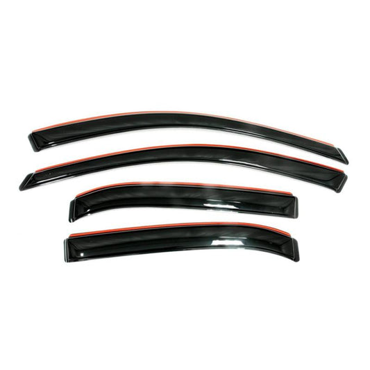 AVS 17-19 Nissan Rogue Sport Ventvisor In-Channel Front & Rear Window Deflectors 4pc - Smoke - Burkken Auto Parts