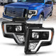 ANZO 2009-2014 Ford F-150 Projector Light Bar H.L Black Amber - Burkken Auto Parts