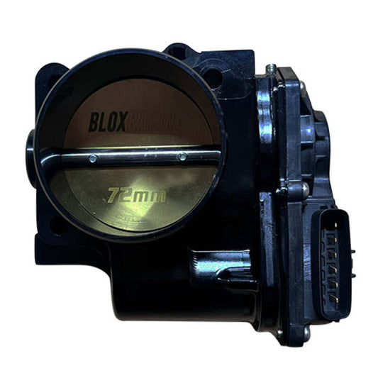 BLOX Racing 06-11 Honda Civic Si DBW 72mm Billet Throttle Body - Black - Burkken Auto Parts