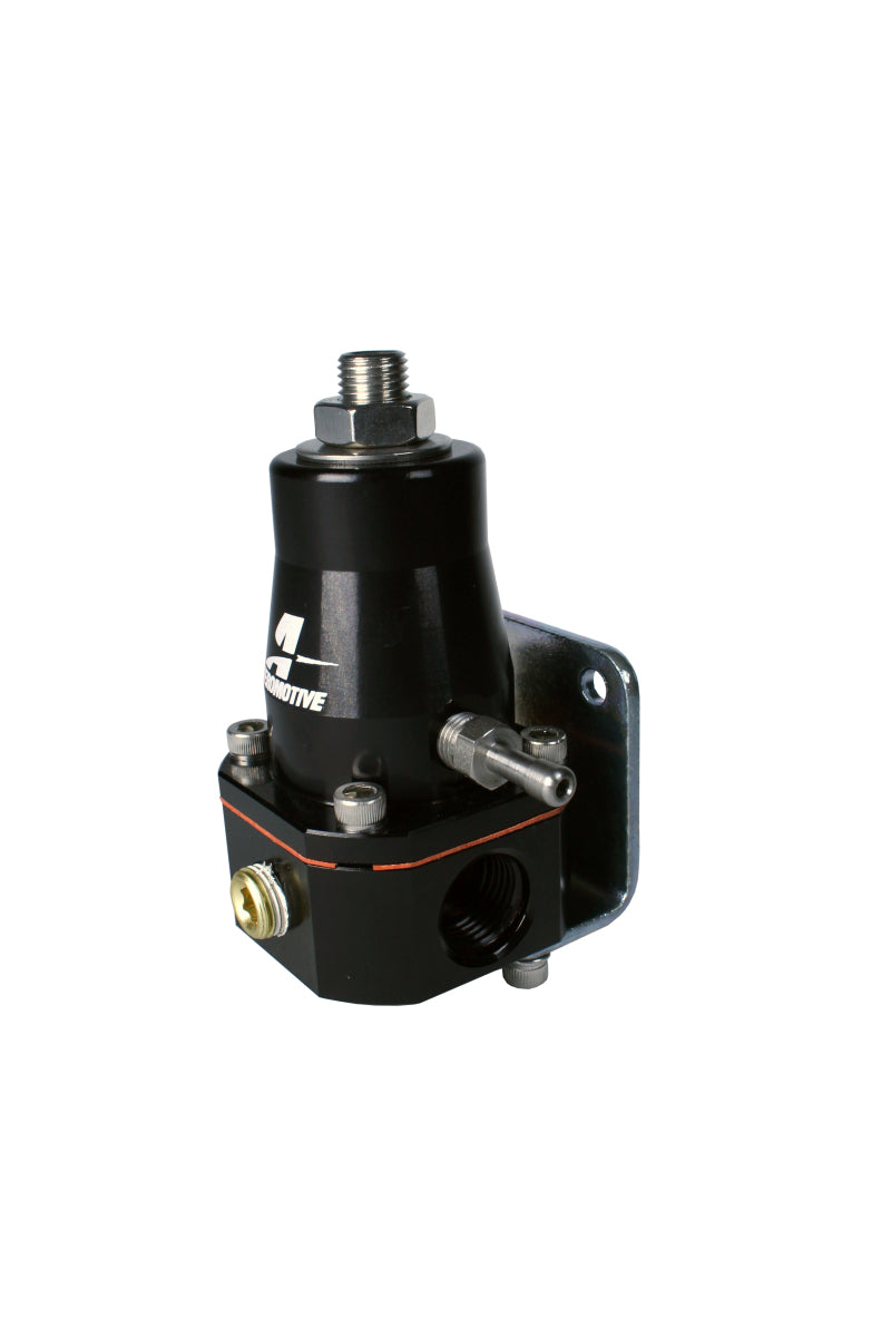 Aeromotive Adjustable Regulator Billet EFI Bypass - (2) -6 Inlets/(1) -6 Return - Black - Burkken Auto Parts