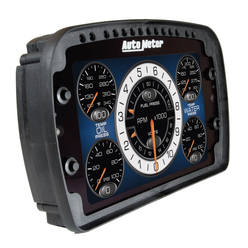 Autometer Racing Instrument Display Color LCD Including Shift and Alarm Lights Datalogging CD7 - Burkken Auto Parts