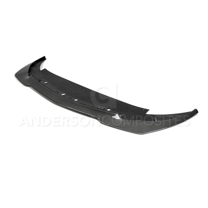 Anderson Composites 2015-2018 Ford Mustang Shelby GT350R Carbon Fiber Front Splitter (1 PC) - Burkken Auto Parts
