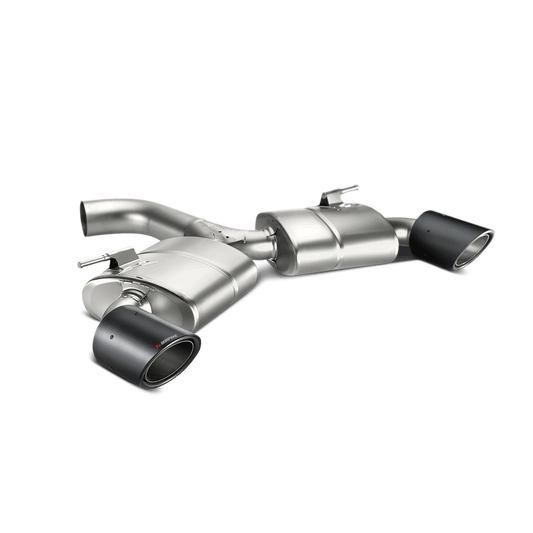 Akrapovic 17-18 Volkswagen Golf (VII) GTI FL Performance Slip-On Line (Titanium) w/ Carbon Tips - Burkken Auto Parts