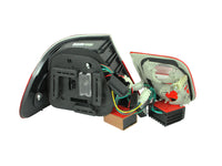 ANZO 2000-2003 BMW 3 Series E46 LED Taillights Red/Clear - Burkken Auto Parts