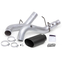 Banks Power 17-19 Chevy Duramax L5P 2500/3500 Monster Exhaust System w/ Black Tip - Burkken Auto Parts