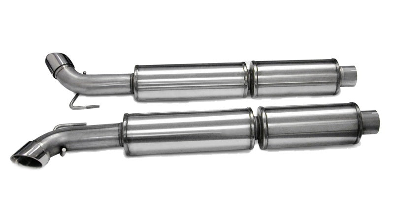 Corsa 2003-06 Dodge Viper 8.3L Polished Sport Cat-Back Exhaust (3in Inlet for Use w/ Hi-Flow Conv.) - Burkken Auto Parts