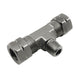 Nitrous Express 3/8 Compression x 1/8 Male NPT Branch T - Burkken Auto Parts