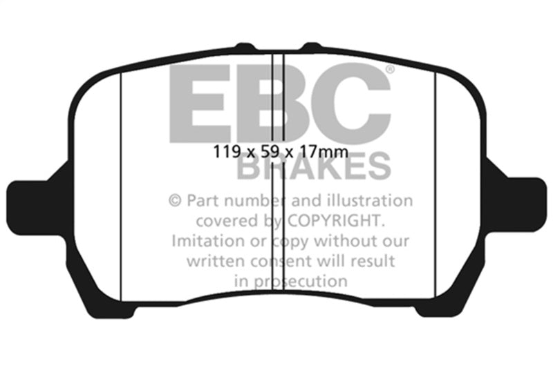 EBC 04-06 Chevrolet Cobalt 2.0 Supercharged Greenstuff Front Brake Pads - Burkken Auto Parts