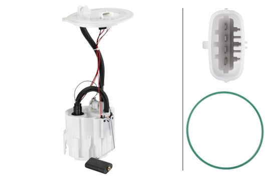 Hella 07-09 Chevrolet Astra Fuel Pump w/ Seal & Pressure Regulator - Burkken Auto Parts