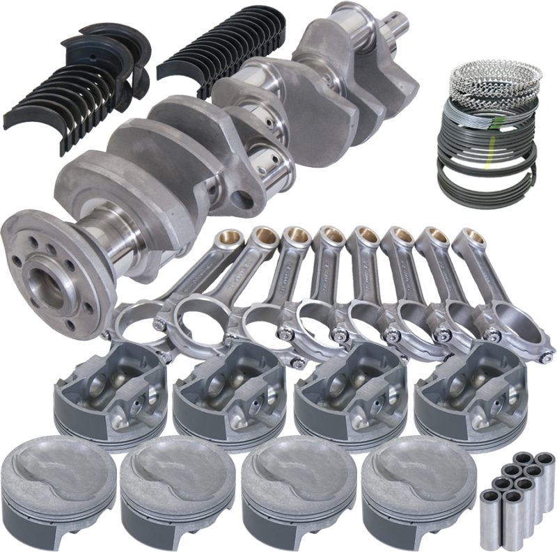 Eagle Chevy 400 3.750in Crank 6.000in I-Beam Rods -16cc 4.125in Pistons Rotating Assembly - Burkken Auto Parts