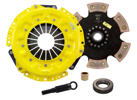 ACT 1990 Nissan 300ZX XT/Race Rigid 6 Pad Clutch Kit - Burkken Auto Parts