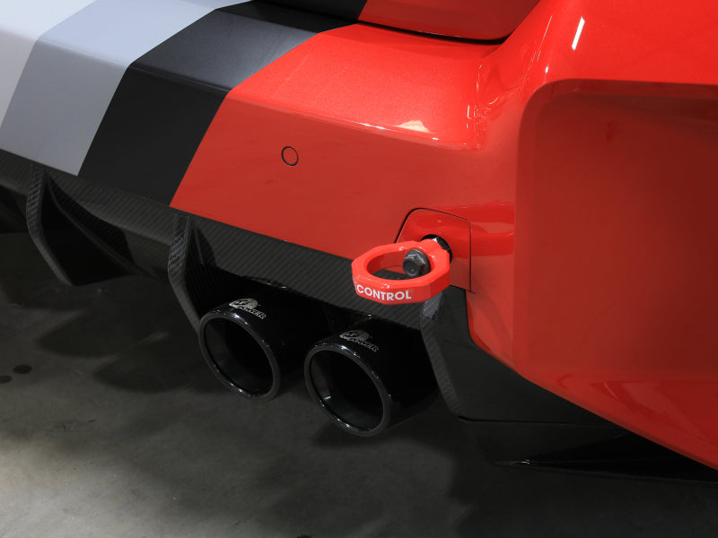 aFe 23-25 BMW M2 (G87) CONTROL Front / Rear Tow Hook - Red - Burkken Auto Parts