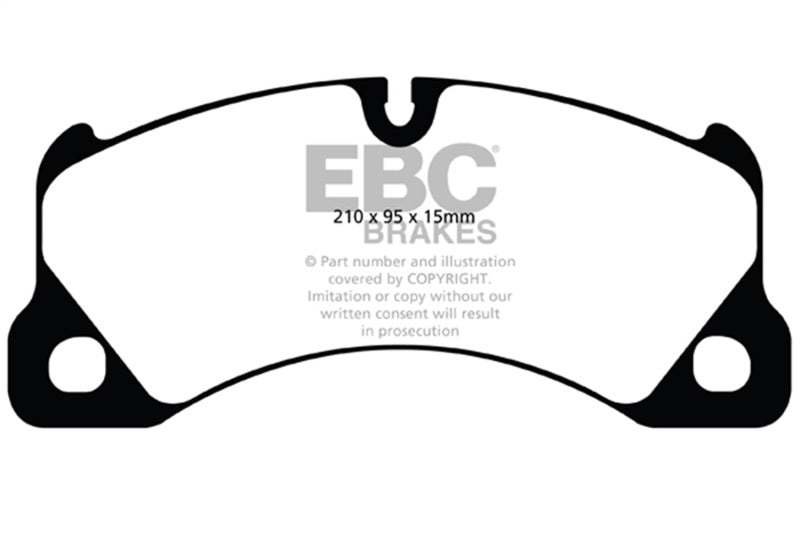 EBC 10+ Volkswagen Touareg 3.0 Supercharged Hybrid Redstuff Front Brake Pads - Burkken Auto Parts