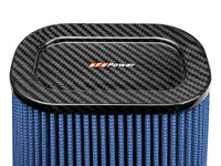 aFe Magnum FLOW Pro 5R Air Filter (5.5x 7.5)in F (9x 7)in B (5.8 x 3.8)in T (Carbon Fiber) x 10in H - Burkken Auto Parts