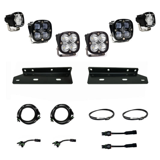 Baja Designs 2021+ Ford Raptor Aftermarket Pro Fog Pocket SAE Kit - Burkken Auto Parts