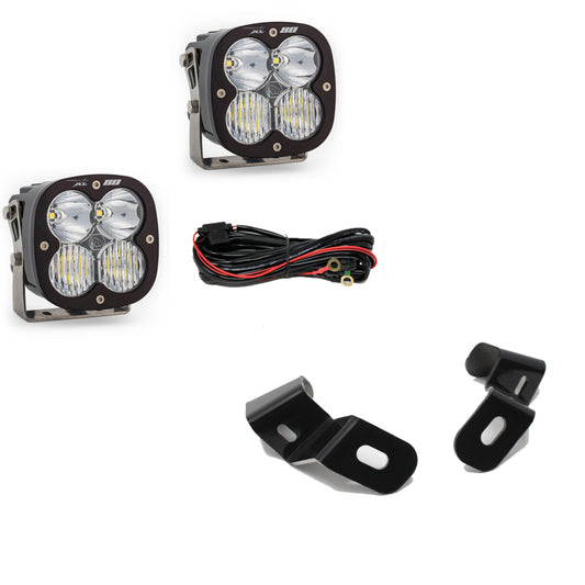 Baja Designs 2019+ Ram 2500/3500 XL 80 Driving Combo A-Pillar Kit - Clear - Burkken Auto Parts