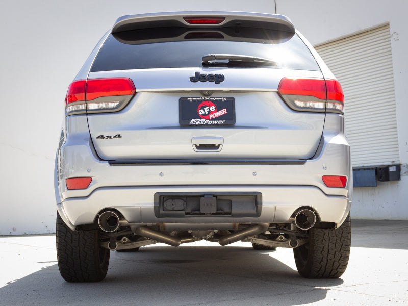 aFe Vulcan Series 2.5in 304SS Cat-Back Exhaust 11-19 Jeep Grand Cherokee (WK2) 5.7L w/ Polished Tips - Burkken Auto Parts