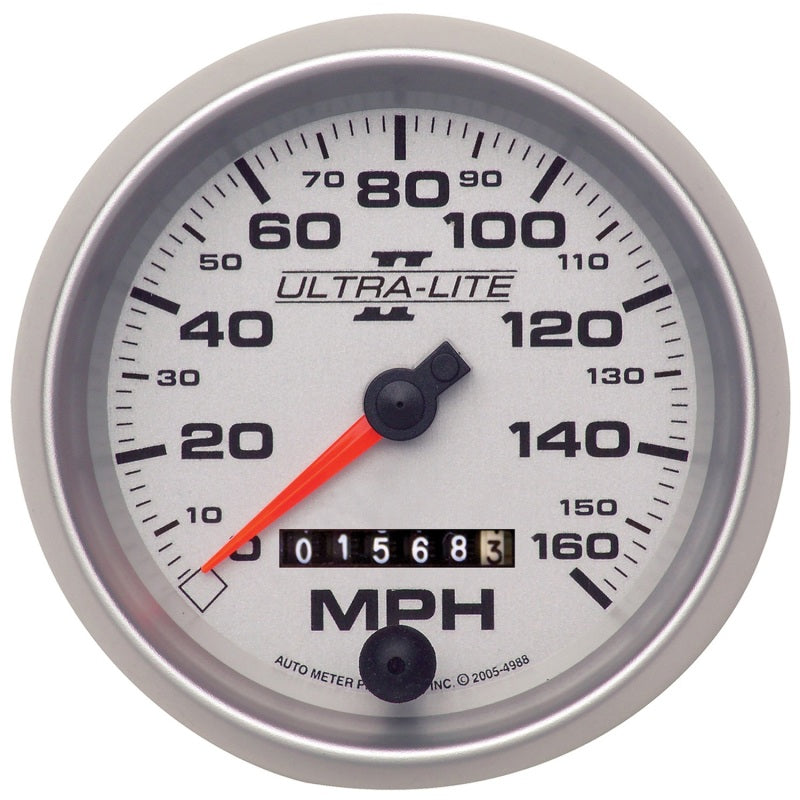 Autometer Ultra-Lite II 3-3/8in 160MPH Mechanical Speedometer - Burkken Auto Parts