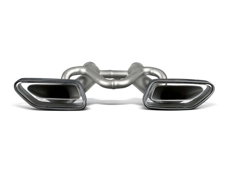 Akrapovic 14-17 McLaren 650S/650S Spyder Slip-On Line (Titanium) w/ Carbon Tips - Burkken Auto Parts