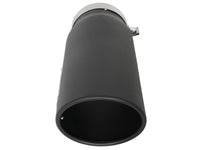 aFe Power MACH Force-Xp 5in In x 6in Out x 15in L Bolt-On 409 SS Exhaust Tip - Black - Burkken Auto Parts