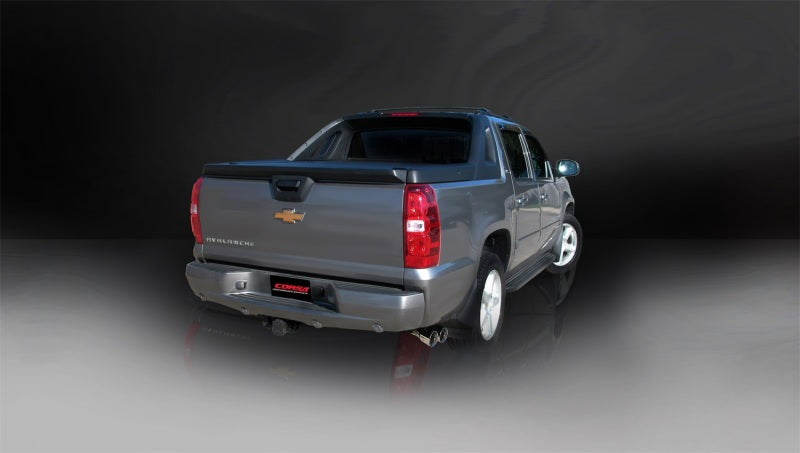 Corsa 2007-2008 Chevrolet Suburban 1500 5.3L V8 Polished Sport Cat-Back Exhaust - Burkken Auto Parts