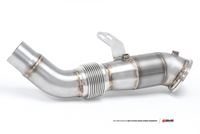 AMS Performance 2020+ Toyota Supra A90 Street Downpipe w/GESI Catalytic Converter - Burkken Auto Parts