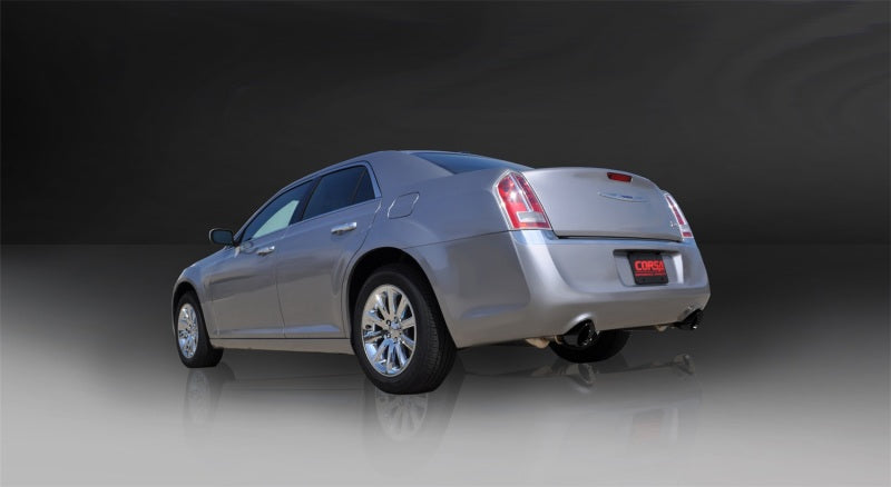 Corsa 2011-2014 Chrysler 300 R/T 5.7L V8 Black Xtreme Cat-Back Exhaust - Burkken Auto Parts