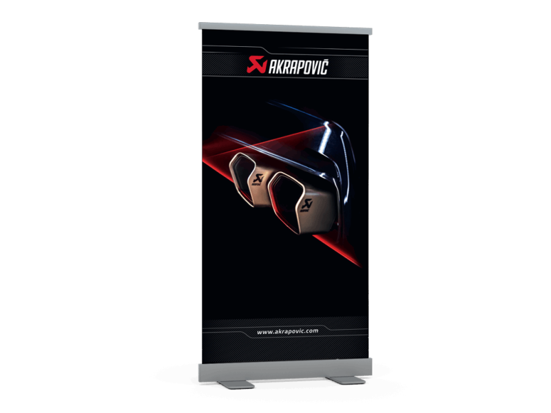 Akrapovic Pull Up Banner CAR - Corvette C8 - Burkken Auto Parts