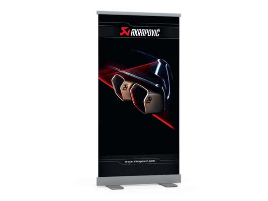 Akrapovic Pull Up Banner CAR - Corvette C8 - Burkken Auto Parts