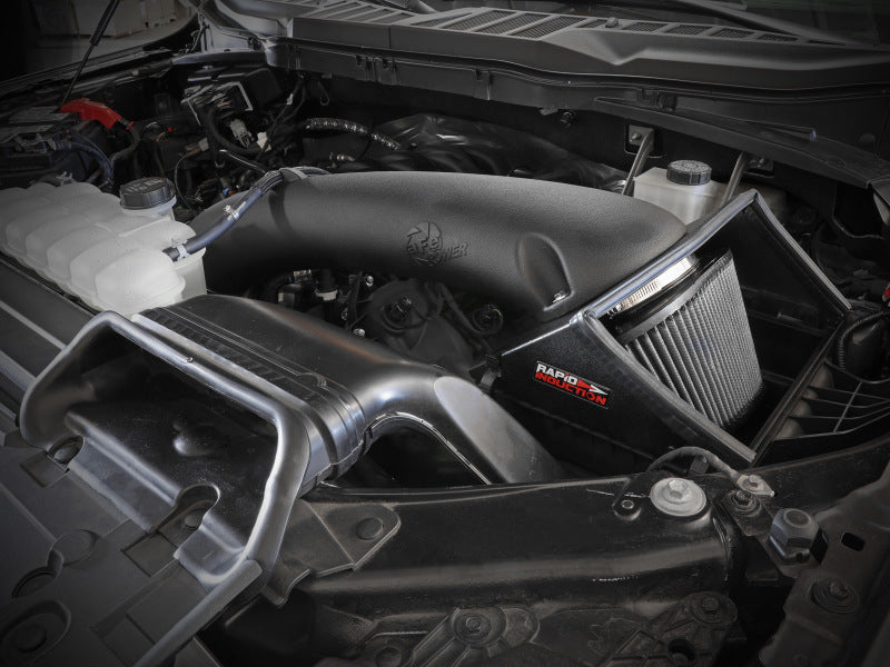 aFe Rapid Induction Cold Air Intake System w/Pro DRY S Filter 2021+ Ford F-150 V8-5.0L - Burkken Auto Parts