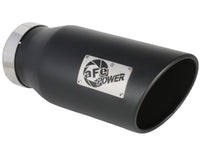 aFe ATLAS 5in Alum Steel DPF-Back Exhaust System w/Black Tip 19-20 Ram Diesel Trucks L6-6.7L (td) - Burkken Auto Parts