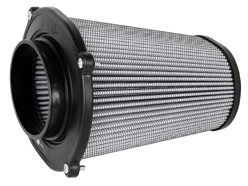 aFe Quantum Pro DRY S Air Filter Inverted Top - 5.5inx4.25in Flange x 9in Height - Dry PDS - Burkken Auto Parts