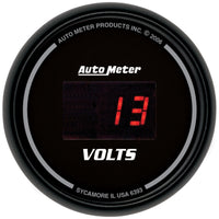 AutoMeter Gauge Kit 5 Pc. 3-3/8in. & 2-1/16in. Elec Speedo Digital Black Dial W/ Red Led - Burkken Auto Parts