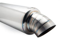 BLOX Racing 3.5in Street Muffler With Turndown Tip - Burkken Auto Parts