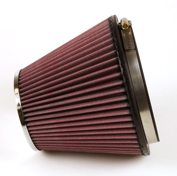 K&N Round Tapered Universal Air Filter 6in Flange ID x 7.5in Base OD x 4.5in Top OD x 6in H - Burkken Auto Parts
