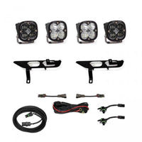 Baja Designs 2021+ Ford F150 Fog Pocket Kit SAE Clear Squadron Pro DC - Burkken Auto Parts