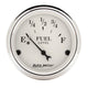 AutoMeter Gauge Fuel Level 2-1/16in. 240 Ohm(e) to 33 Ohm(f) Elec Old Tyme White - Burkken Auto Parts