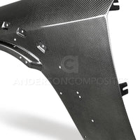 Anderson Composites 2018 Dodge Demon Carbon Fiber Front Fenders (Pair) - Burkken Auto Parts