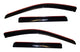 AVS 11-18 Jeep Grand Cherokee (Not L Model) Ventvisor In-Chnl FRT & RR Window Deflectors 4pc - Smk - Burkken Auto Parts