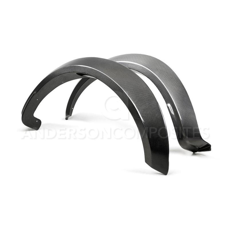 Anderson Composites 17-18 Ford Raptor Type Wide Fender Flares (Front) - Burkken Auto Parts