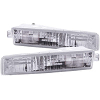 ANZO 1997-2001 Honda Prelude Euro Parking Lights Chrome - Burkken Auto Parts