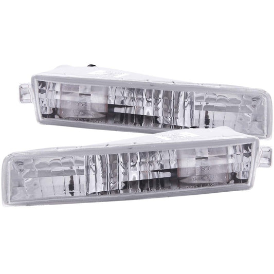 ANZO 1997-2001 Honda Prelude Euro Parking Lights Chrome - Burkken Auto Parts