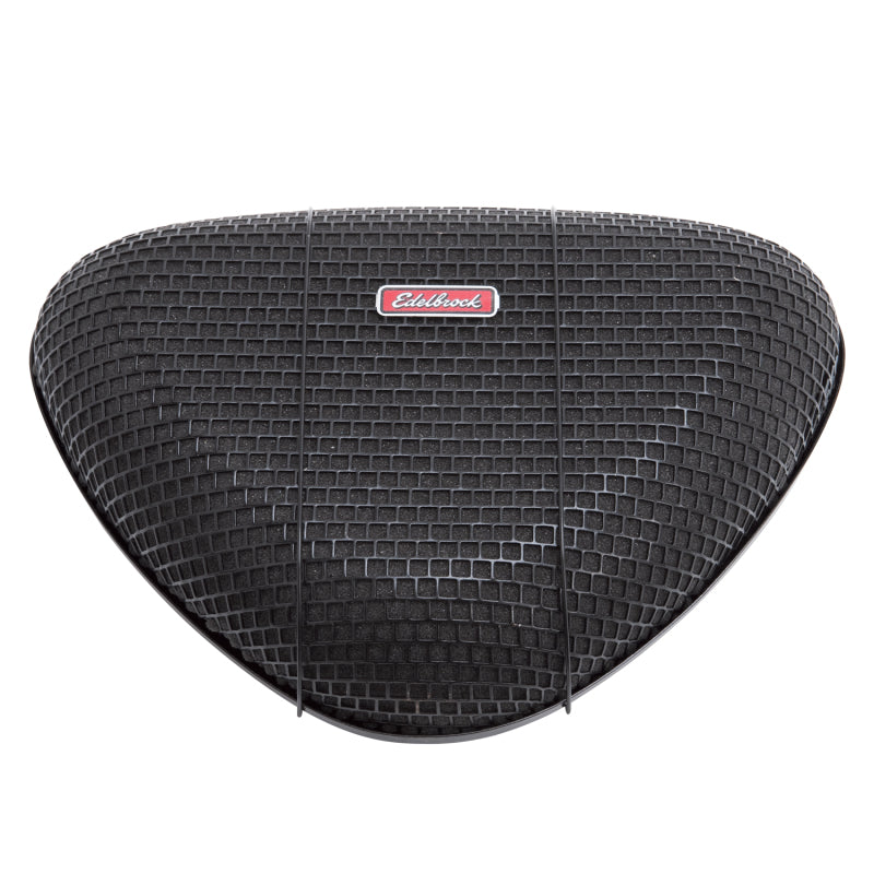 Edelbrock Air Cleaner Pro-Flo 1000 Series Triangular Steel Top 11 375In X 8 375In X 3In Black - Burkken Auto Parts