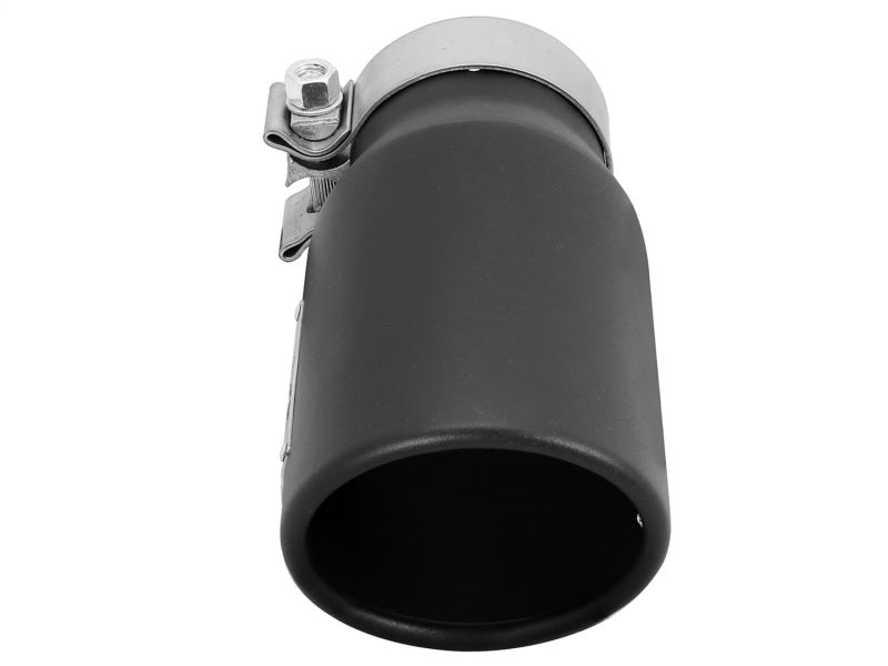 aFe MACHForce XP 3in Inlet x 4in Outlet x 9in Length Clamp-On Black Tip - Burkken Auto Parts