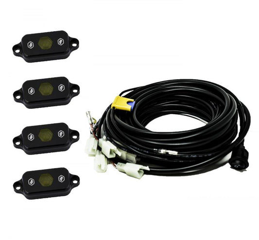 Baja Designs Universal Amber Rock Light Kit - Burkken Auto Parts