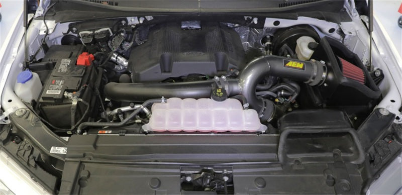 AEM 17-18 Ford F-150 3.5L V6 F/I Gunmetal Gray Cold Air Intake - Burkken Auto Parts