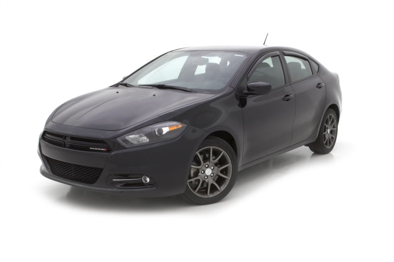 AVS 13-16 Dodge Dart Ventvisor In-Channel Front & Rear Window Deflectors 4pc - Smoke - Burkken Auto Parts