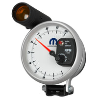 Autometer Mopar 5in / 10k RPM / Pedestal Mount White Tachometer w/ Shift Light - Burkken Auto Parts