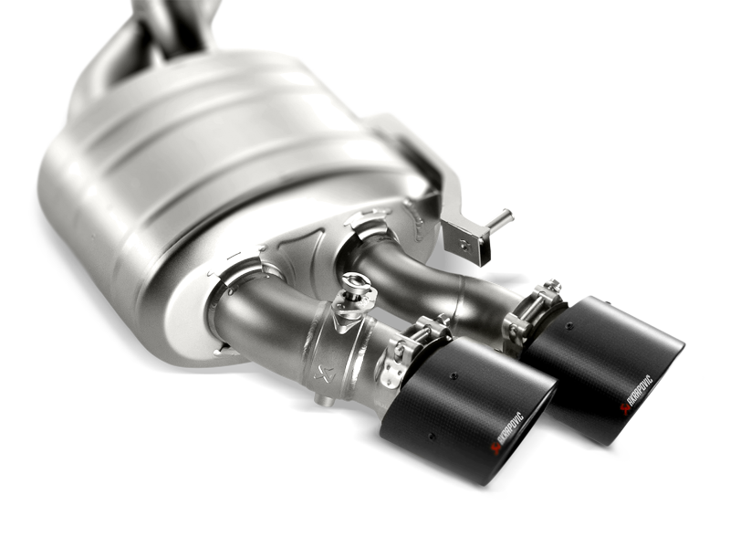 Akrapovic 13-17 Audi S6 Avant/Limousine (C7) Evolution Line Cat Back (Titanium) w/ Carbon Tips - Burkken Auto Parts